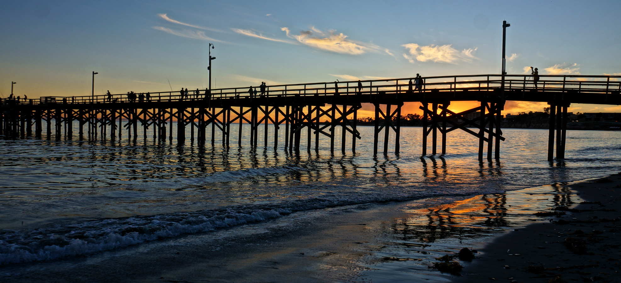 Pier at sunset